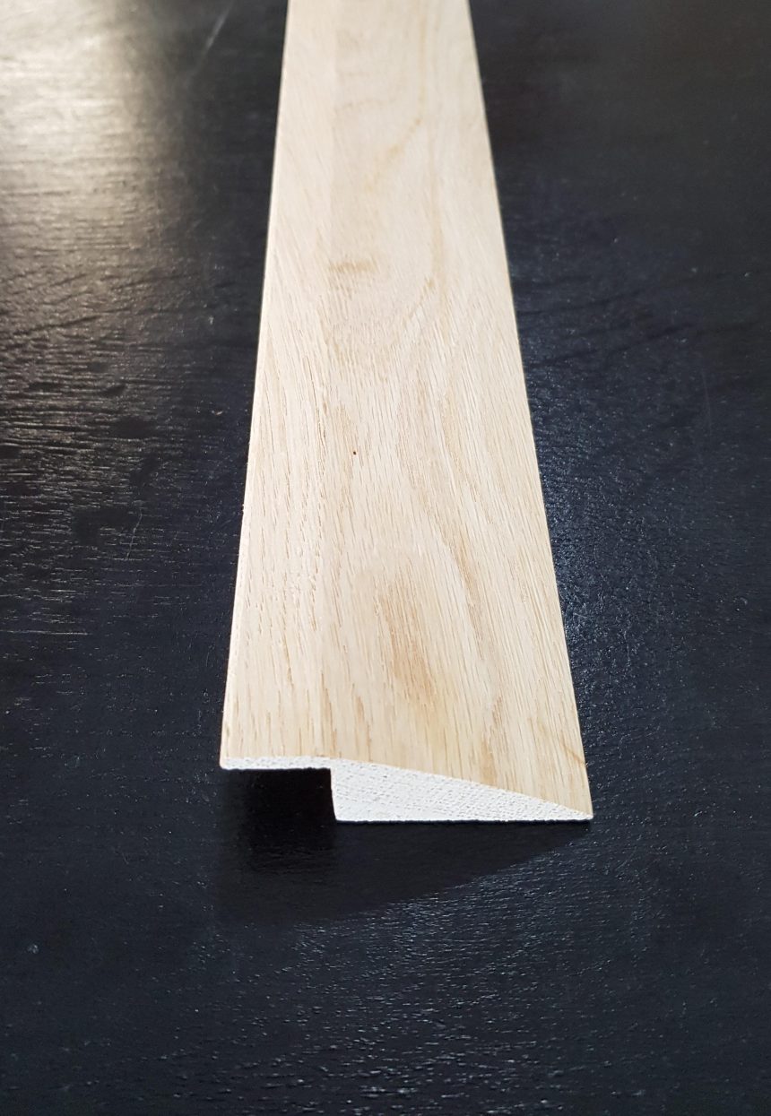 Unfinished Solid Oak Ramp Threshold 2m long Oak Flooring Design