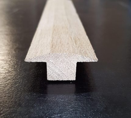 Solid Oak T Bar threshold , Unfinished Solid Oak T Bar Threshold 1m long